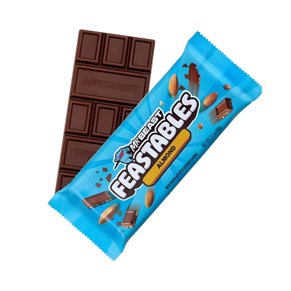 MrBeast Feastables Almond Chocolate Bar 60g