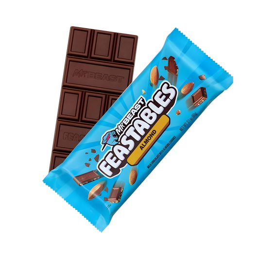 MrBeast Feastables Almond Chocolate Bar 60g