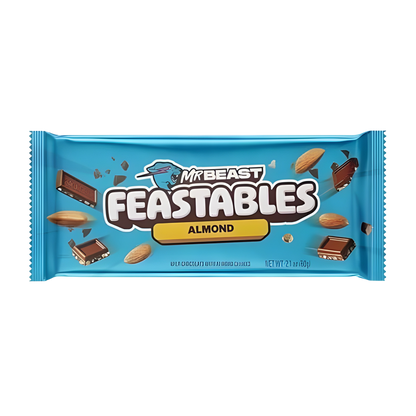 MrBeast Feastables Almond Chocolate Bar 60g