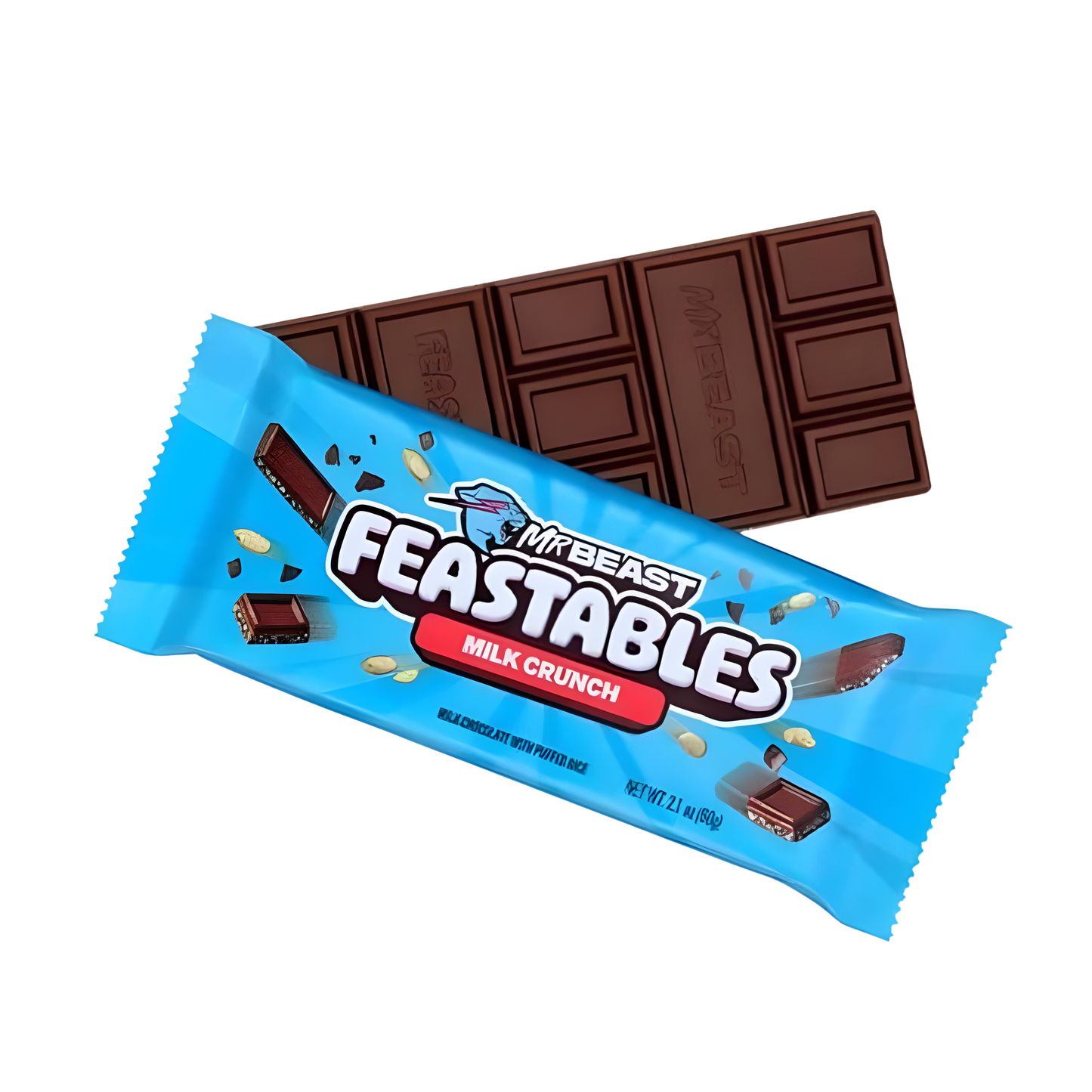Mr.Beast Feastables Milk Crunch Bar 60g