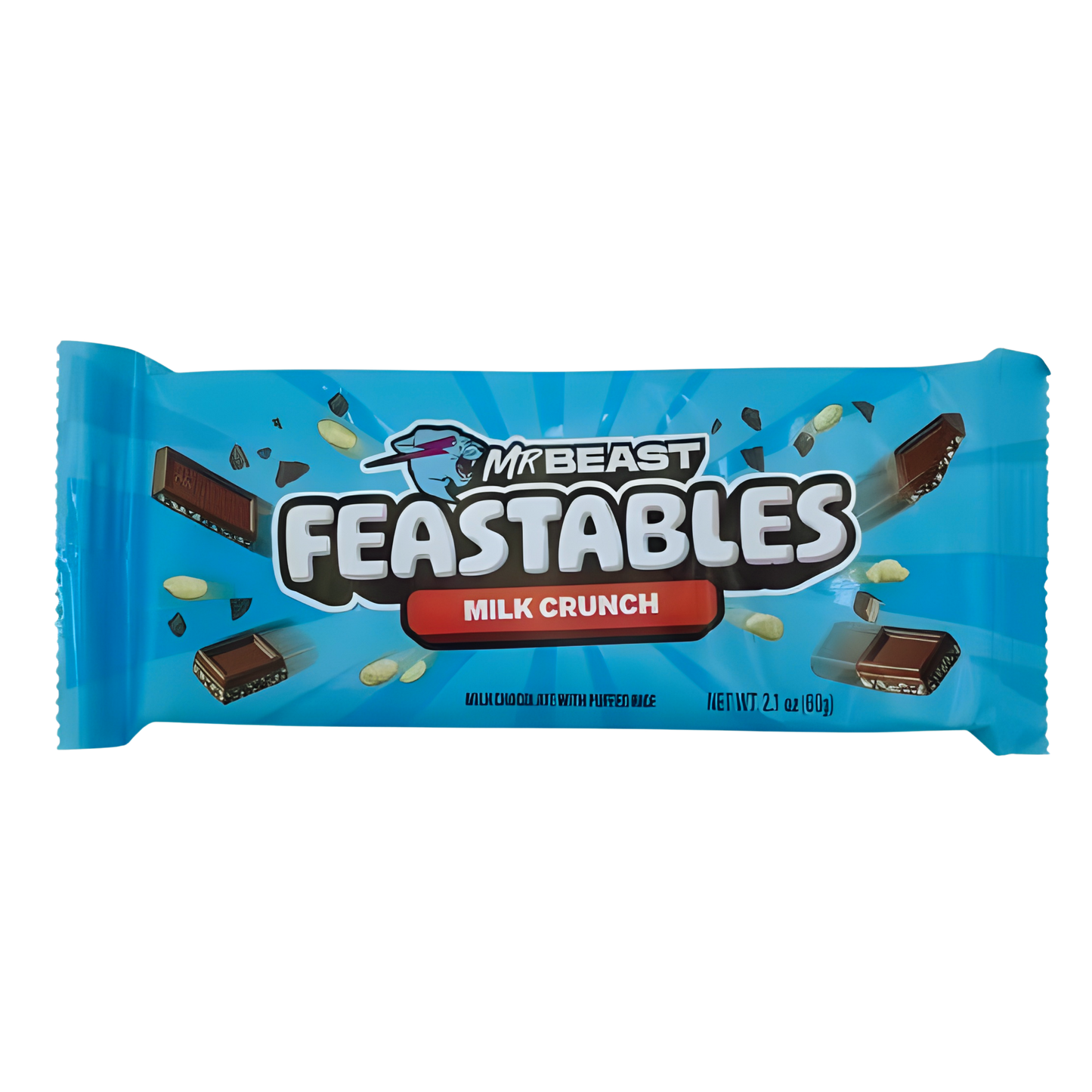 Mr.Beast Feastables Milk Crunch Bar 60g