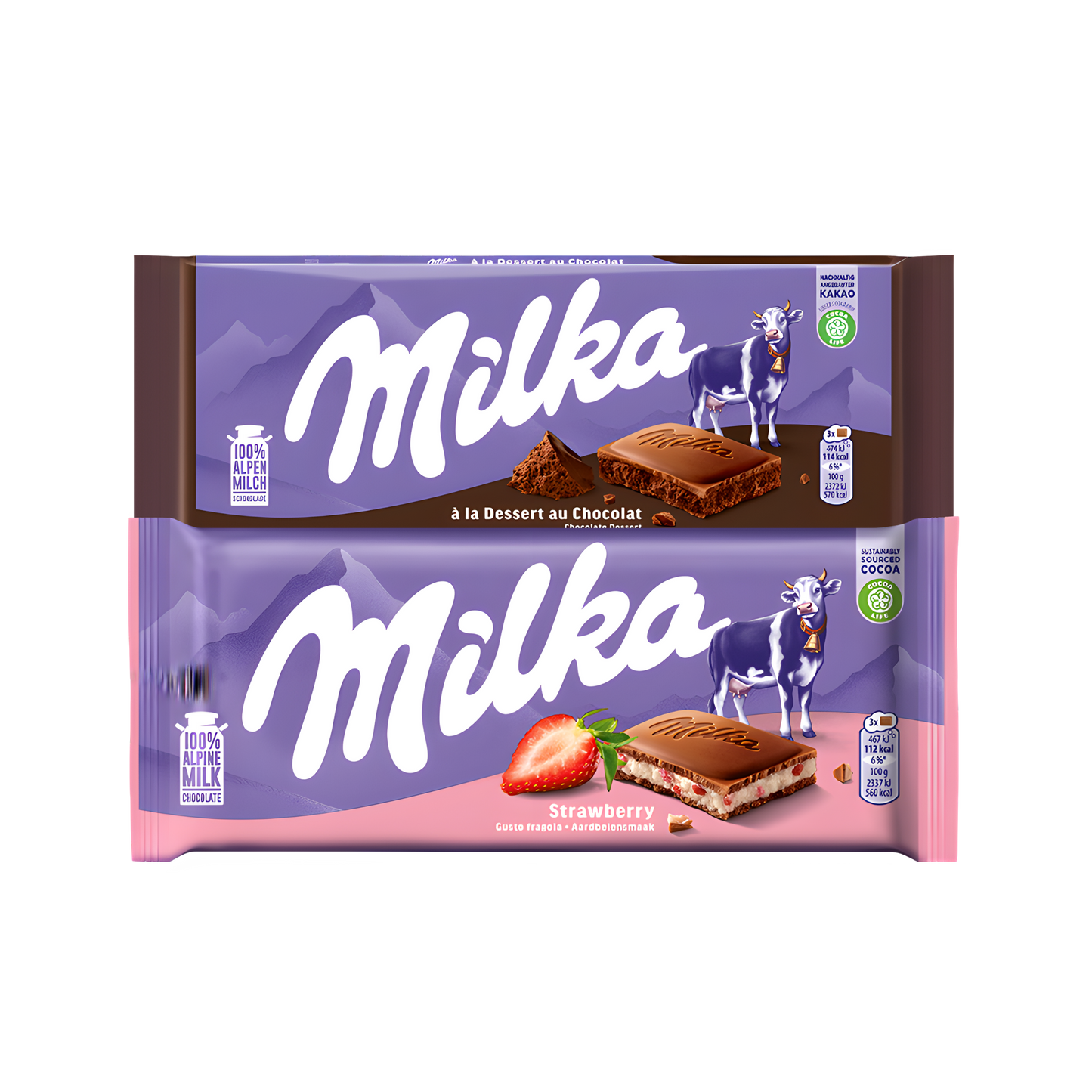 Milka 2-Bar Pack | Choose Any 2 Imported Milka Chocolates