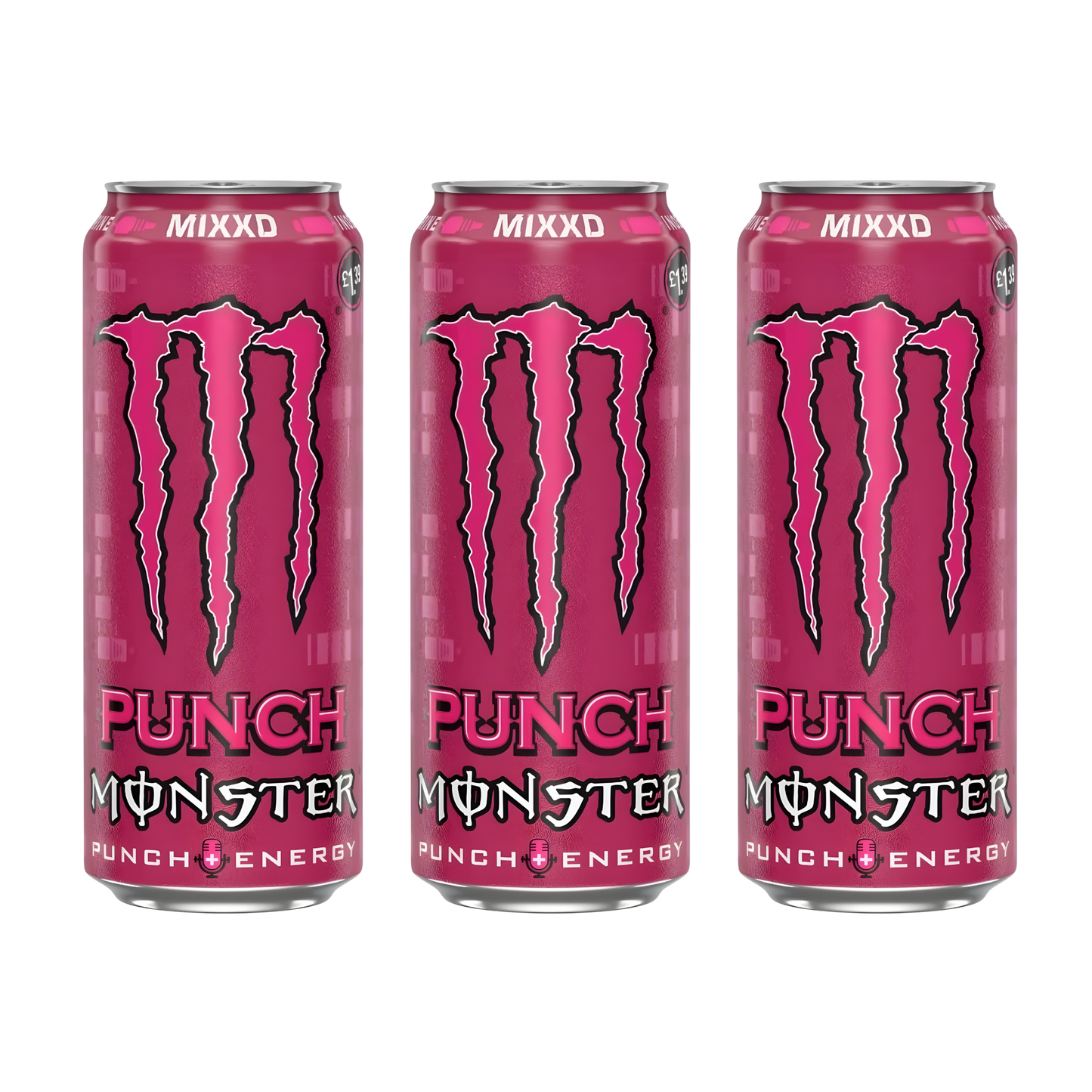 Monster Energy Punch MIXXD Pack | 3 × 500ml Tropical Punch Blend | Premium Energy Drink Combo