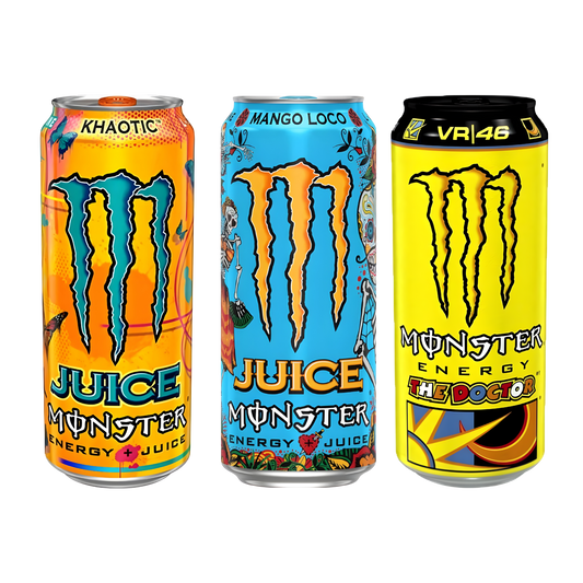 Monster Energy 3-Can Selection Pack | Mix & Match Imported Monster Drinks