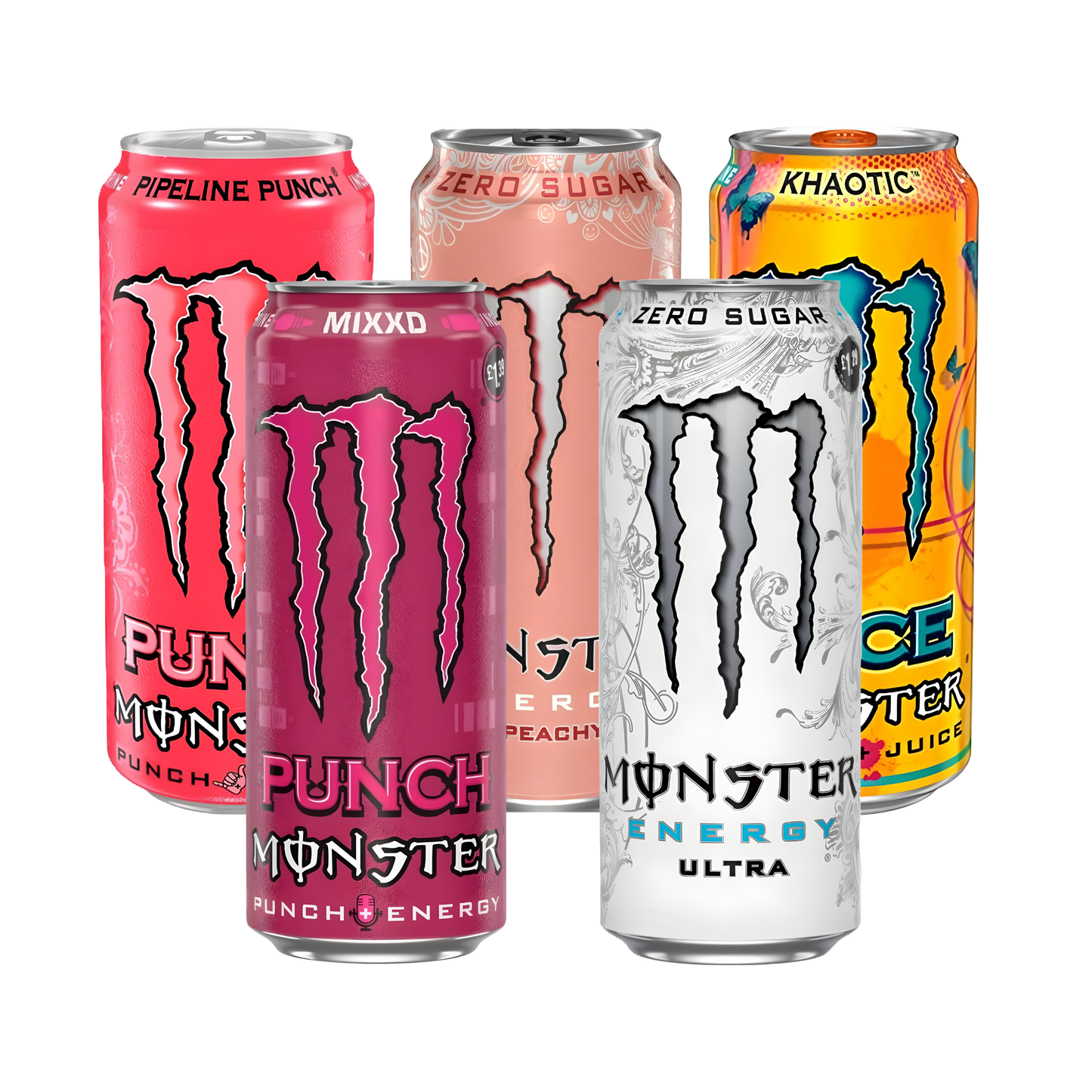 Monster Energy 5-Can Selection Pack | Premium Imported Variety Bundle