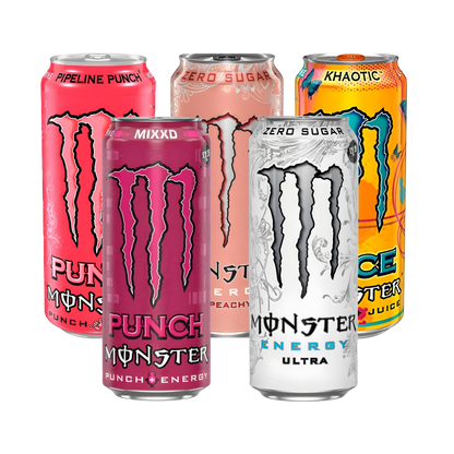 Monster Energy 5-Can Selection Pack | Premium Imported Variety Bundle
