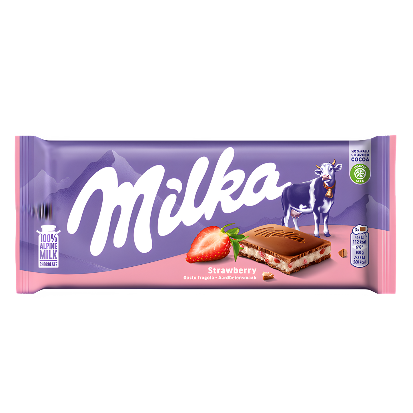 Milka Strawberry 100g