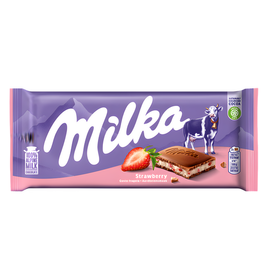 Milka Strawberry 100g