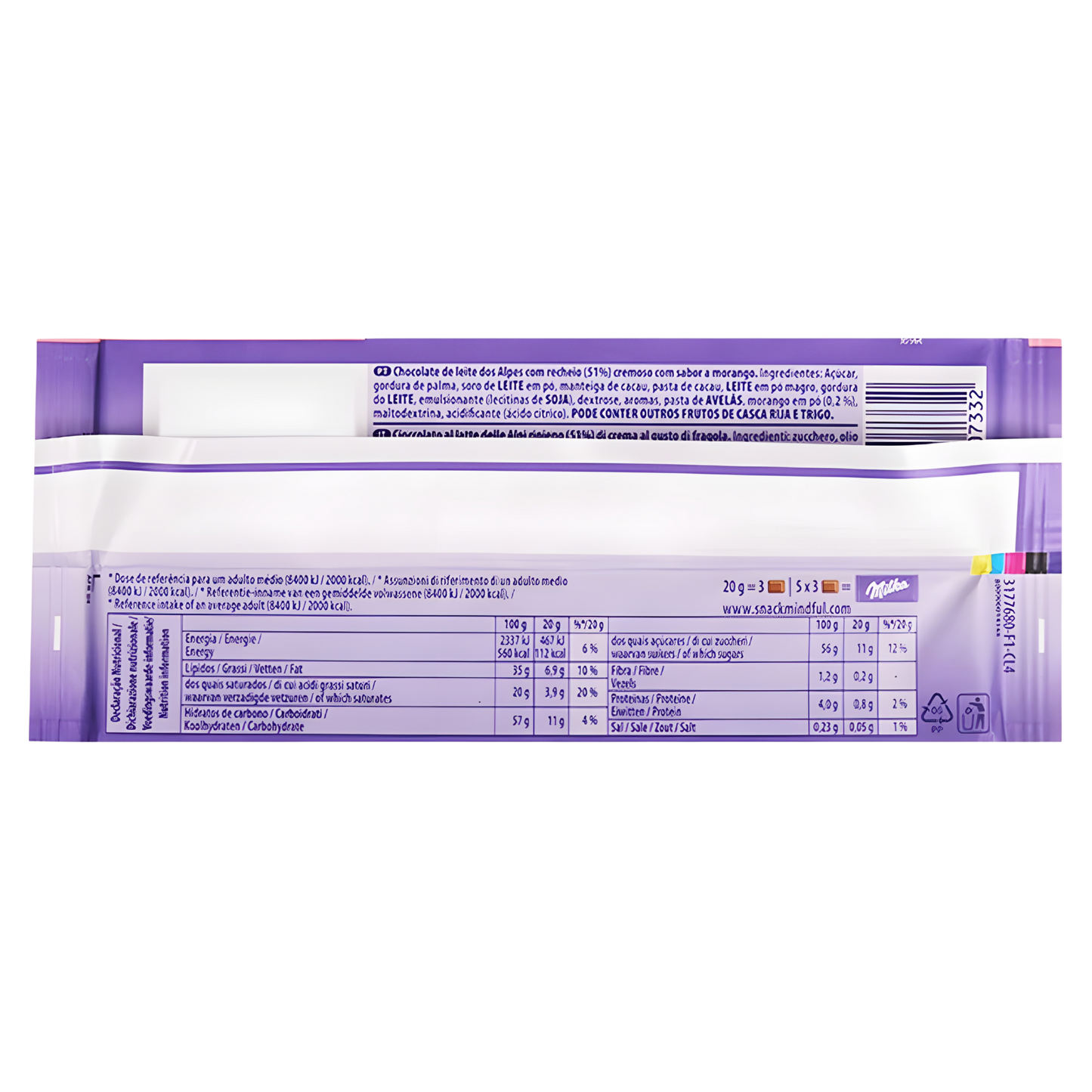 Milka Strawberry 100g