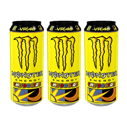 Monster Energy VR46 “The Doctor” Pack | 3 × 500ml | Premium Citrus Energy Drink Combo